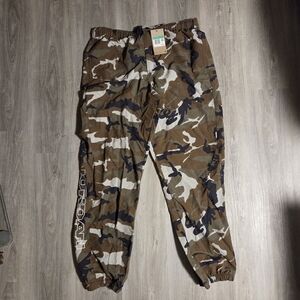 Nike Jordan MVP Nylon Camo Pants Men’s XL Light Olive Camo/Sail FZ3529-380 NWT